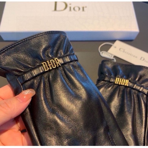 Replica Christian Dior Gloves For Women #1249337 $45.00 USD for Wholesale