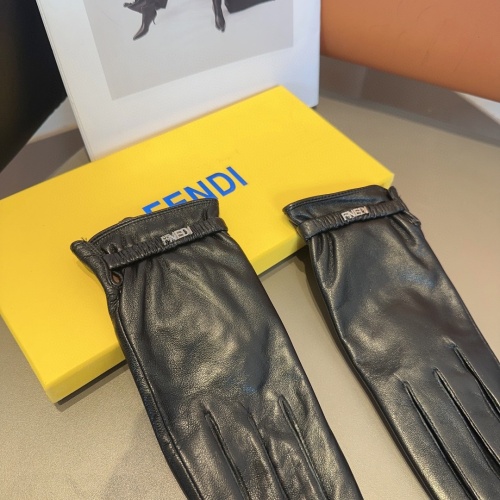 Replica Fendi Gloves For Women #1249340 $45.00 USD for Wholesale