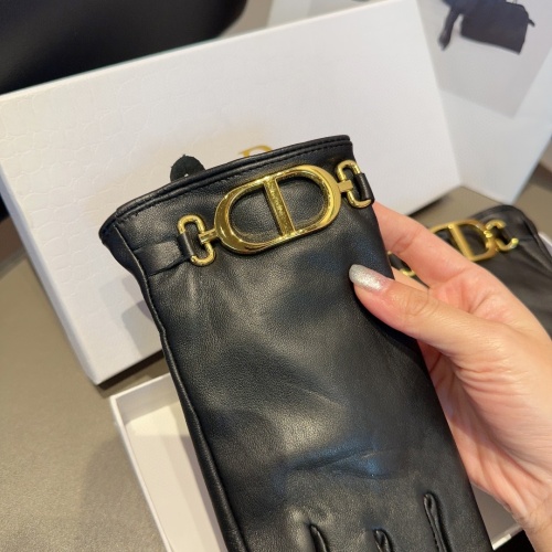 Replica Christian Dior Gloves For Women #1249341 $40.00 USD for Wholesale