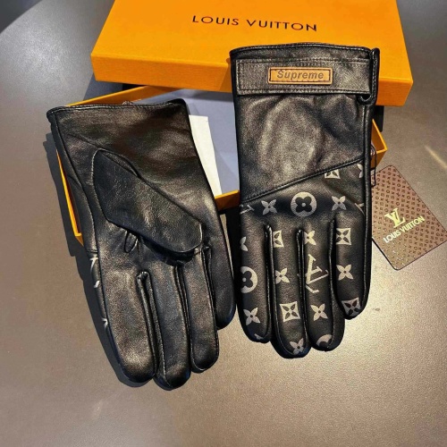 Louis Vuitton LV Gloves For Men #1249348 $48.00 USD, Wholesale Replica Louis Vuitton LV Gloves