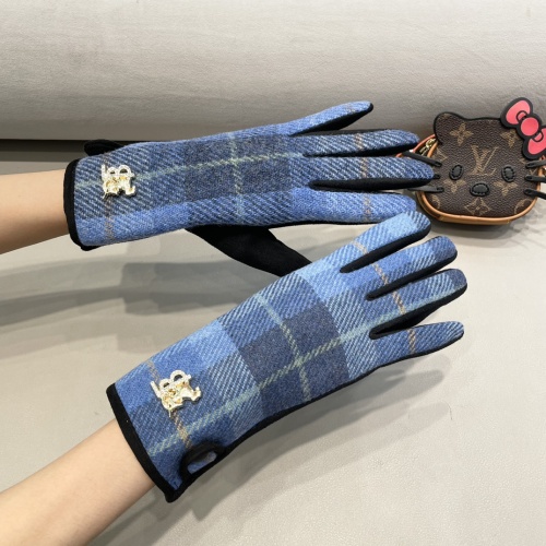 Replica Burberry Gloves #1249352 $39.00 USD for Wholesale