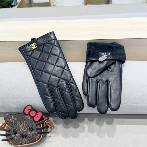 Replica Chanel Gloves For Women #1249382 $42.00 USD for Wholesale