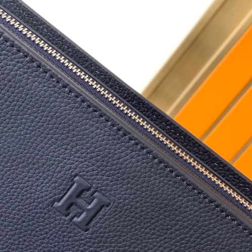 Replica Hermes AAA Man Wallets #1249388 $140.00 USD for Wholesale