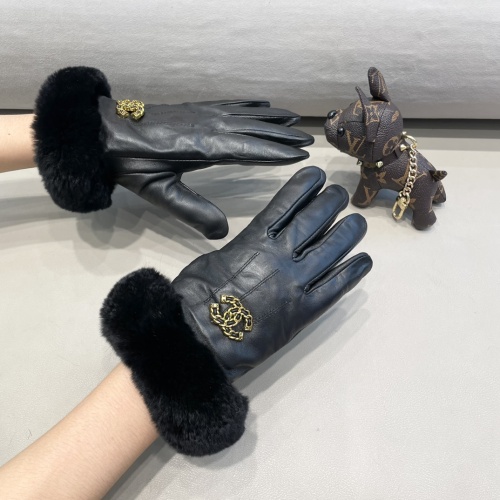 Replica Chanel Gloves For Women #1249390 $52.00 USD for Wholesale