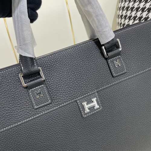 Replica Hermes AAA Man Handbags #1249395 $170.00 USD for Wholesale