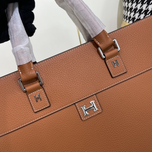 Replica Hermes AAA Man Handbags #1249396 $170.00 USD for Wholesale