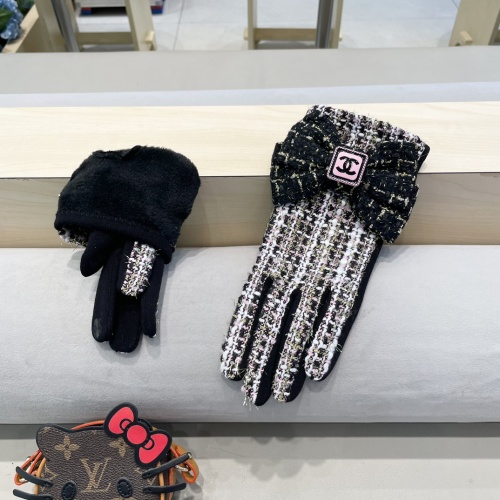 Replica Chanel Gloves #1249401 $42.00 USD for Wholesale