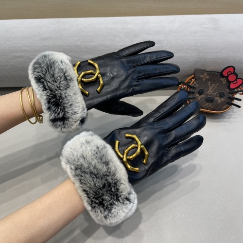 Replica Chanel Gloves For Women #1249422 $52.00 USD for Wholesale