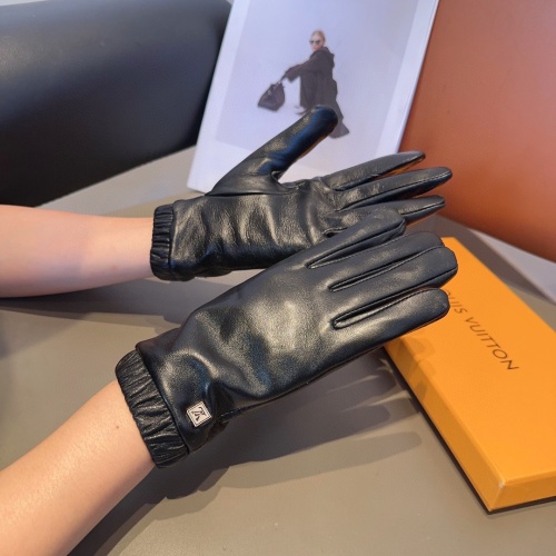 Replica Louis Vuitton LV Gloves For Women #1249430 $45.00 USD for Wholesale