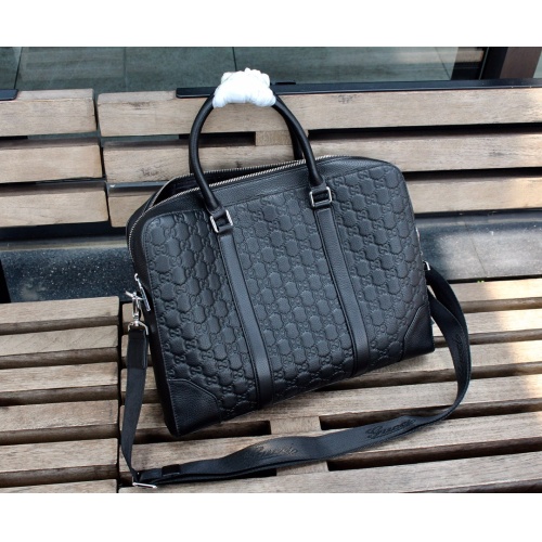 Replica Gucci AAA Man Handbags #1249438 $115.00 USD for Wholesale