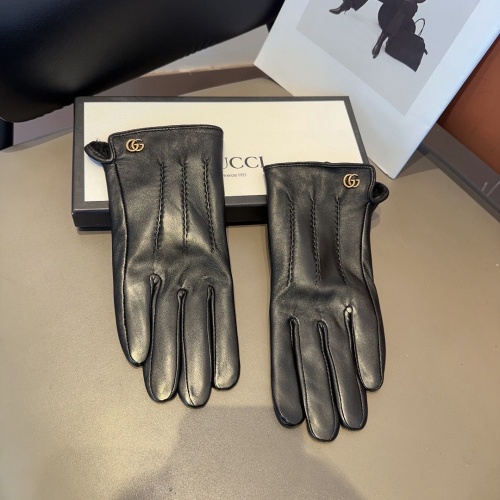 Replica Gucci Gloves For Women #1249446 $45.00 USD for Wholesale