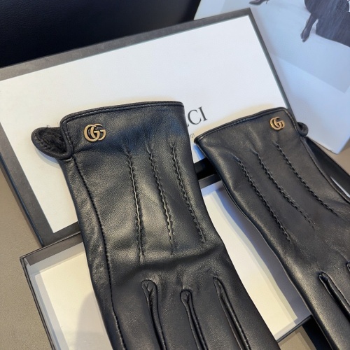 Replica Gucci Gloves For Women #1249446 $45.00 USD for Wholesale