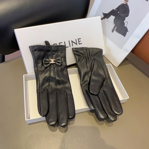 Replica Celine Gloves For Women #1249447 $45.00 USD for Wholesale