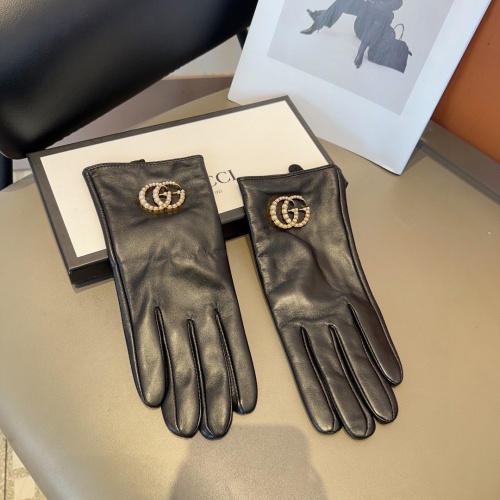 Gucci Gloves For Women #1249451 $48.00 USD, Wholesale Replica Gucci Gloves