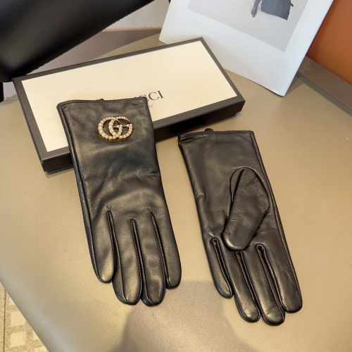 Replica Gucci Gloves For Women #1249451 $48.00 USD for Wholesale