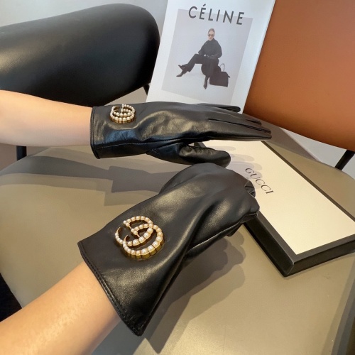 Replica Gucci Gloves For Women #1249451 $48.00 USD for Wholesale