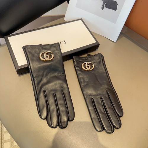 Replica Gucci Gloves For Women #1249451 $48.00 USD for Wholesale