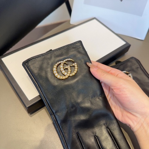 Replica Gucci Gloves For Women #1249451 $48.00 USD for Wholesale