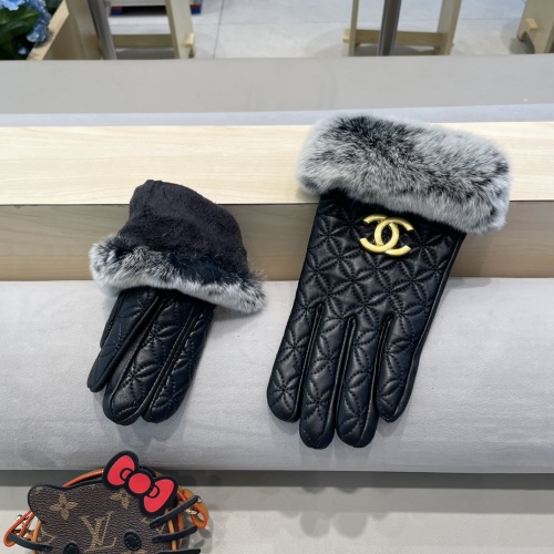 Replica Chanel Gloves For Women #1249452 $52.00 USD for Wholesale