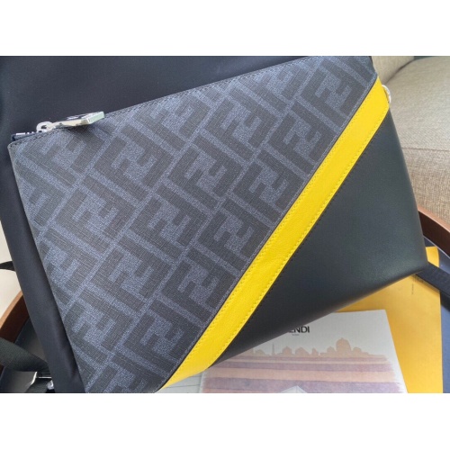 Replica Fendi AAA Man Backpacks #1249466 $102.00 USD for Wholesale