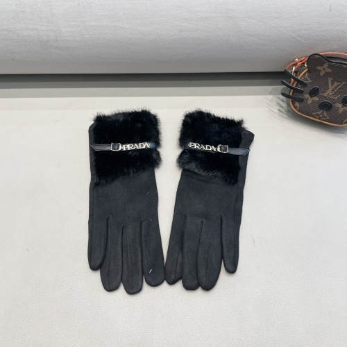 Prada Gloves For Women #1249473 $39.00 USD, Wholesale Replica Prada Gloves