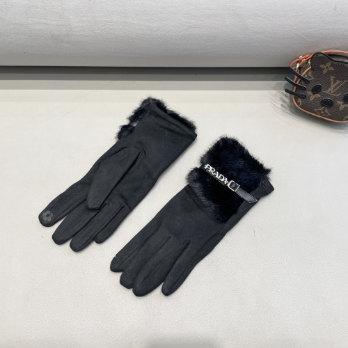 Replica Prada Gloves For Women #1249473 $39.00 USD for Wholesale