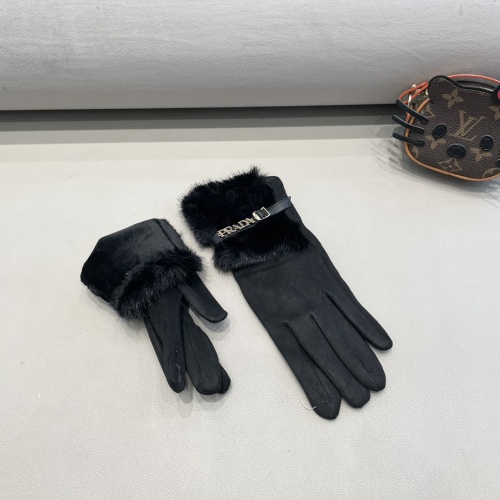 Replica Prada Gloves For Women #1249473 $39.00 USD for Wholesale