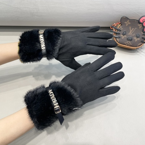 Replica Prada Gloves For Women #1249473 $39.00 USD for Wholesale