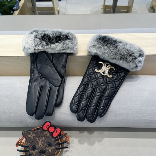 Replica Celine Gloves For Women #1249478 $56.00 USD for Wholesale