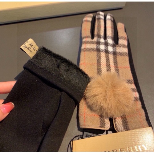 Replica Burberry Gloves #1249484 $39.00 USD for Wholesale