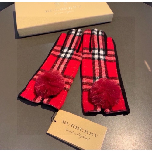 Replica Burberry Gloves #1249485 $39.00 USD for Wholesale