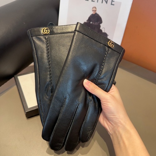 Replica Gucci Gloves For Men #1249490 $48.00 USD for Wholesale
