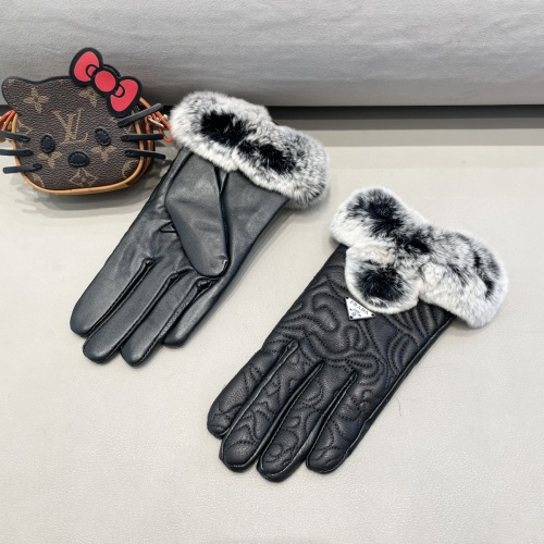 Replica Prada Gloves For Women #1249502 $56.00 USD for Wholesale