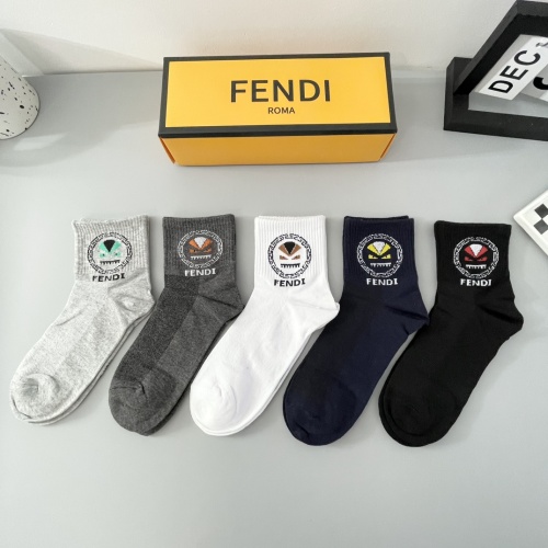 Fendi Socks #1249544 $27.00 USD, Wholesale Replica Fendi Socks