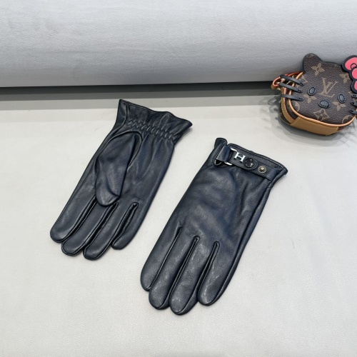 Replica Hermes Gloves For Men #1249563 $48.00 USD for Wholesale