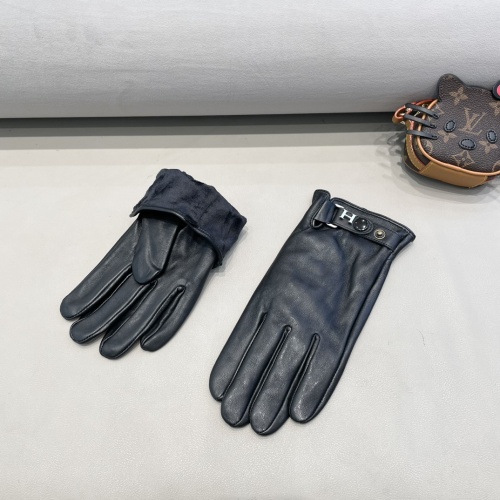 Replica Hermes Gloves For Men #1249563 $48.00 USD for Wholesale