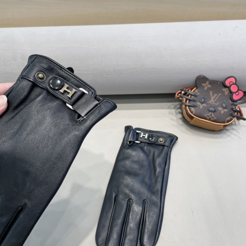 Replica Hermes Gloves For Men #1249563 $48.00 USD for Wholesale