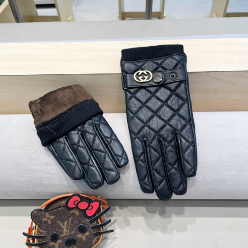 Replica Gucci Gloves For Men #1249566 $48.00 USD for Wholesale