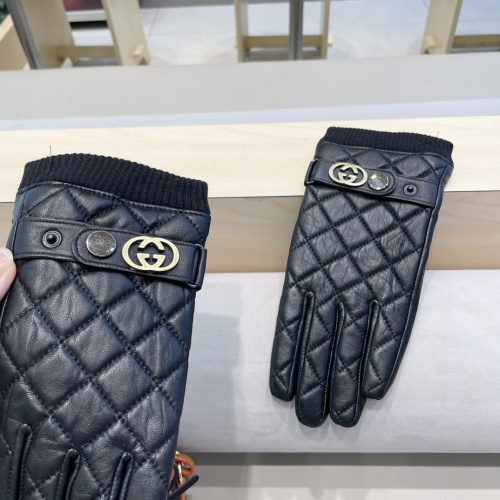 Replica Gucci Gloves For Men #1249566 $48.00 USD for Wholesale