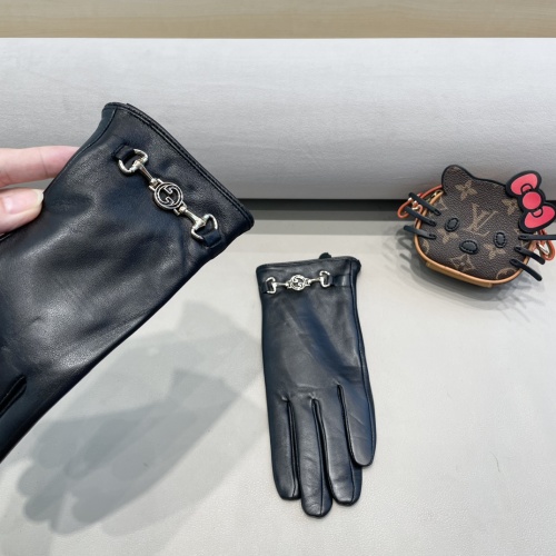 Replica Gucci Gloves For Women #1249596 $45.00 USD for Wholesale