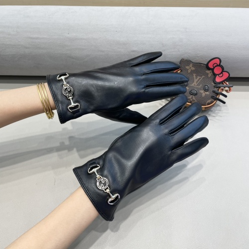 Replica Gucci Gloves For Women #1249596 $45.00 USD for Wholesale