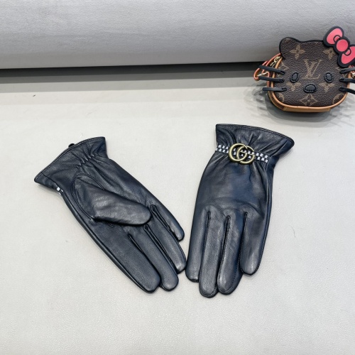 Replica Gucci Gloves For Women #1249604 $48.00 USD for Wholesale