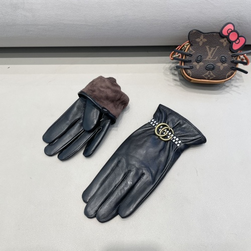 Replica Gucci Gloves For Women #1249604 $48.00 USD for Wholesale