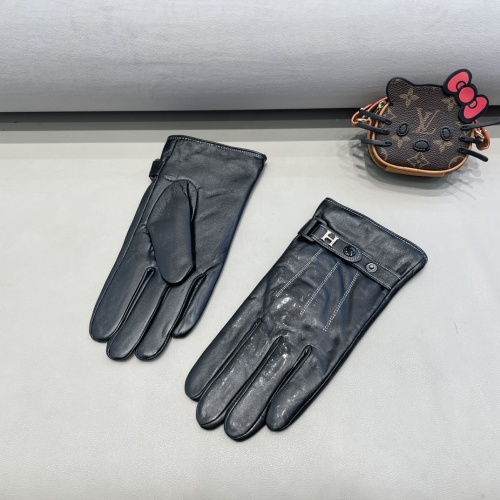 Replica Hermes Gloves For Men #1249607 $48.00 USD for Wholesale