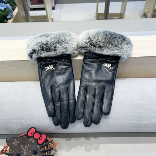 Christian Dior Gloves For Women #1249608 $52.00 USD, Wholesale Replica Christian Dior Gloves