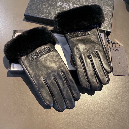 Replica Prada Gloves For Women #1249610 $48.00 USD for Wholesale