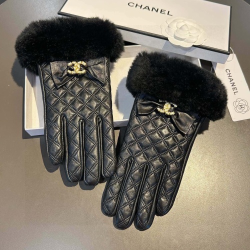 Chanel Gloves For Women #1249611 $48.00 USD, Wholesale Replica Chanel Gloves