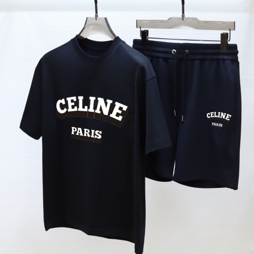 Celine Tracksuits Short Sleeved For Men #1249632 $52.00 USD, Wholesale Replica Celine Tracksuits