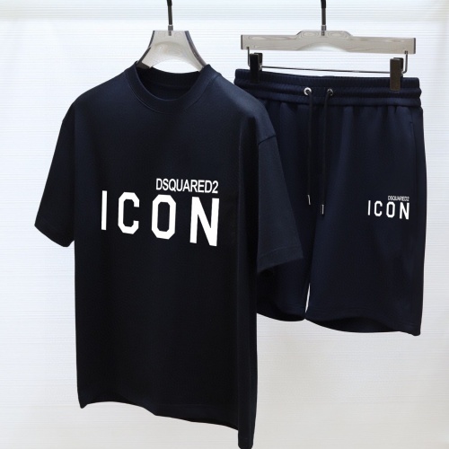 Dsquared Tracksuits Short Sleeved For Men #1249636 $52.00 USD, Wholesale Replica Dsquared Tracksuits