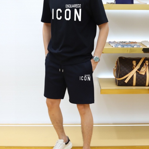 Replica Dsquared Tracksuits Short Sleeved For Men #1249636 $52.00 USD for Wholesale